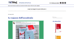 Desktop Screenshot of blog.mestierediscrivere.com