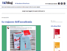Tablet Screenshot of blog.mestierediscrivere.com
