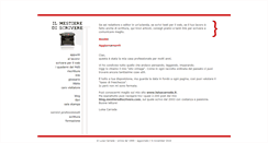 Desktop Screenshot of mestierediscrivere.com